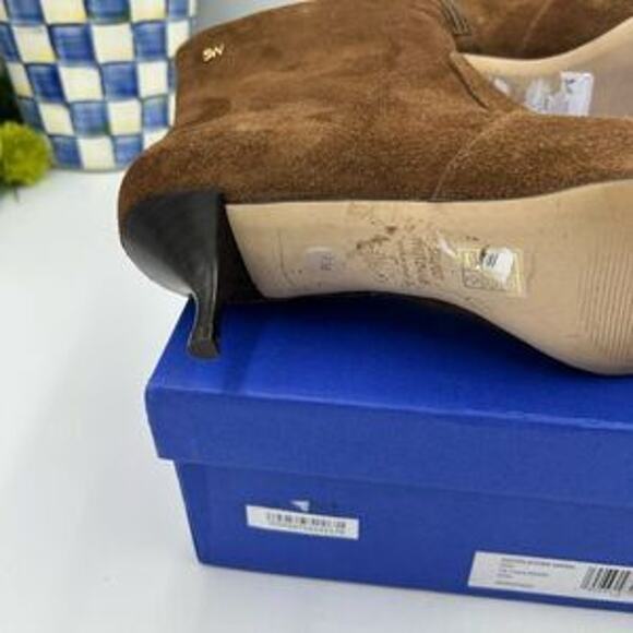 Women’s Stuart Weitzman suede ankle boots size 9.5 made in Spain - Picture 8 of 10